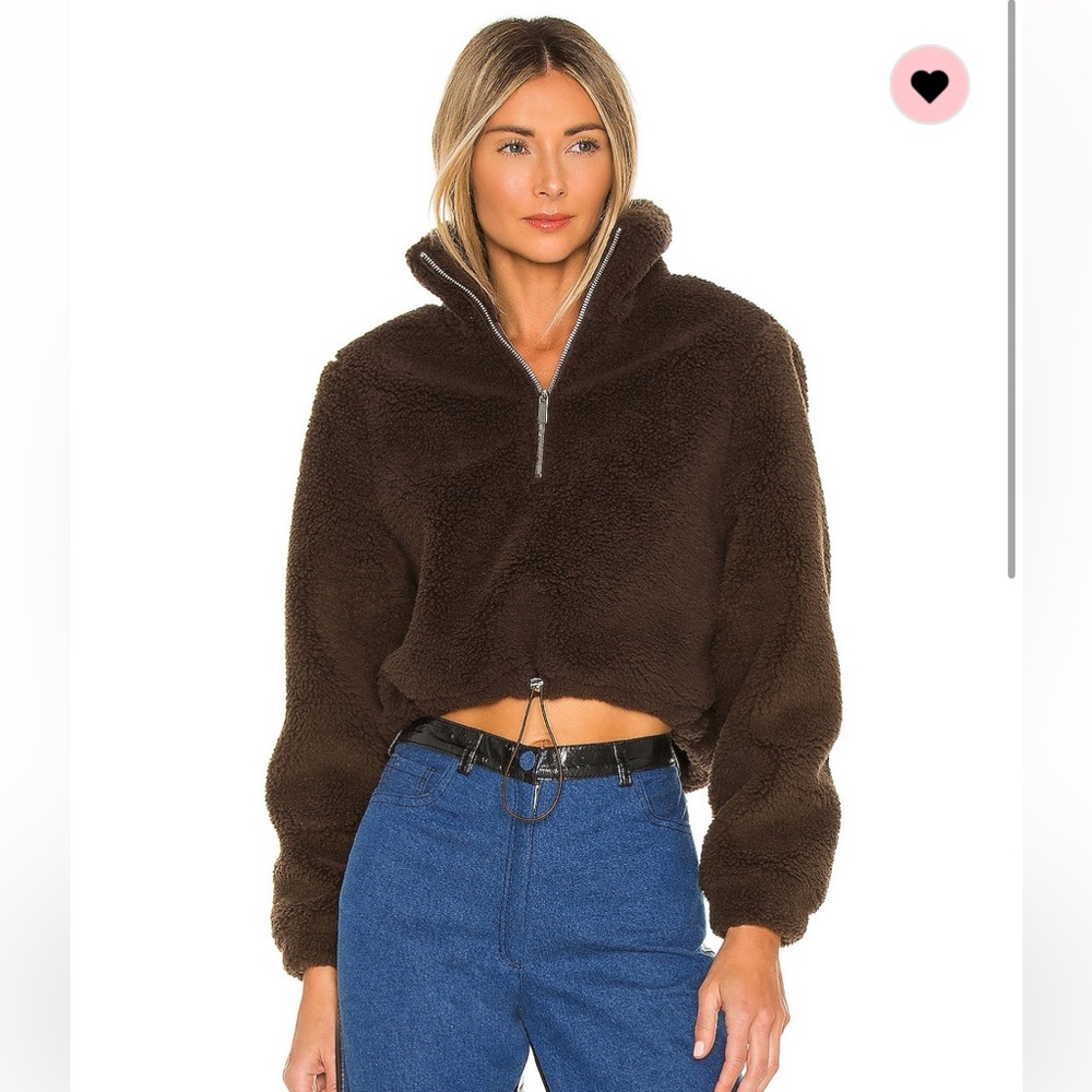 Tularosa teddi crop pullover revolve
